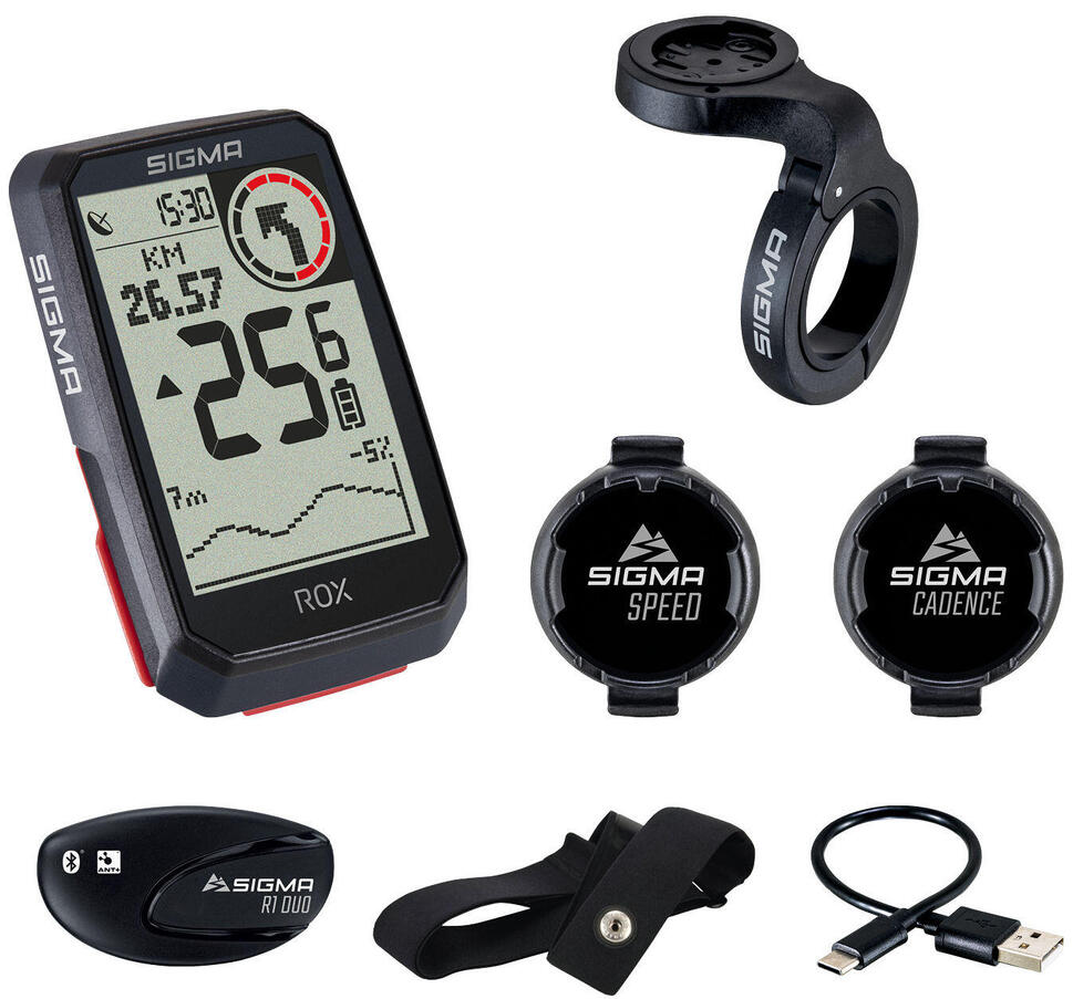 Licznik Rowerowy Gps Rox 4.0 Zestaw Gps Hr + Cadence