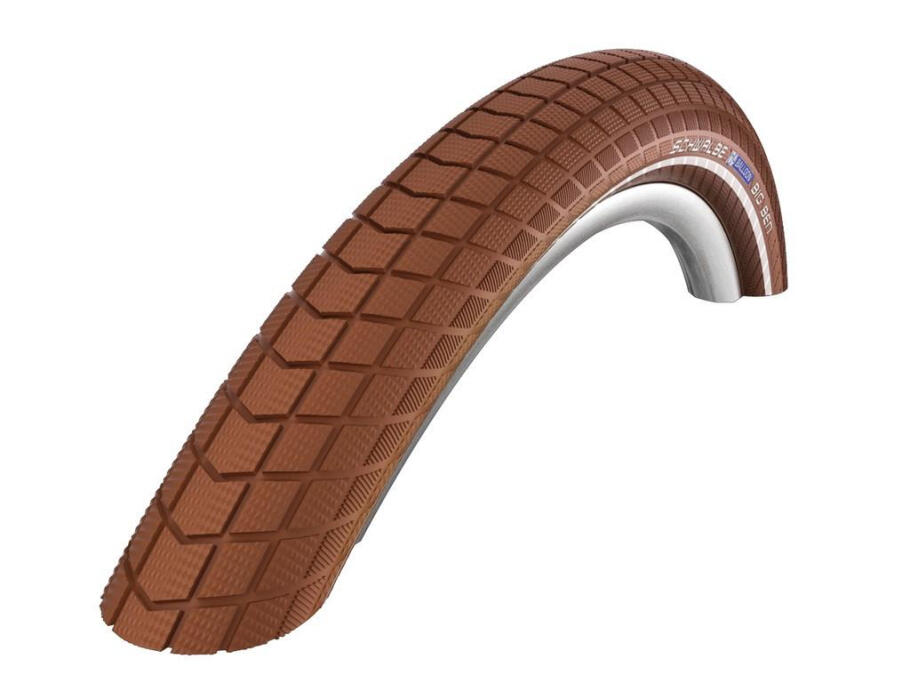Pneu Schwalbe Big Ben 28'' Tubetype Rigide K-Guard SBC Réfléchissant Marron 2/7
