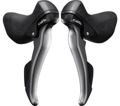 Shimano claris st-r2000 versteller- remhendelset 2 x 8 speed grijs zwart
