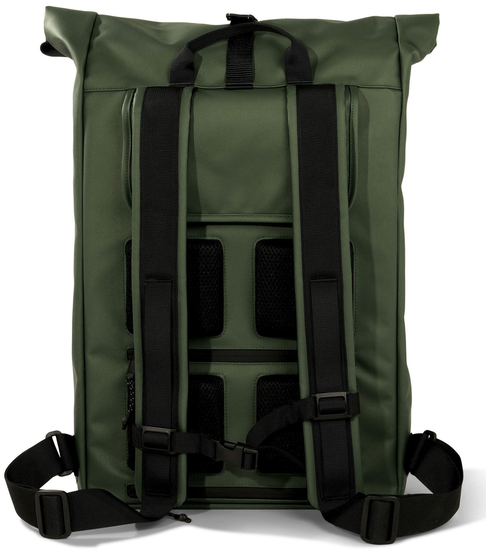 Urbanproof Rolltop Commuter Backpack 20L in Green 5/7