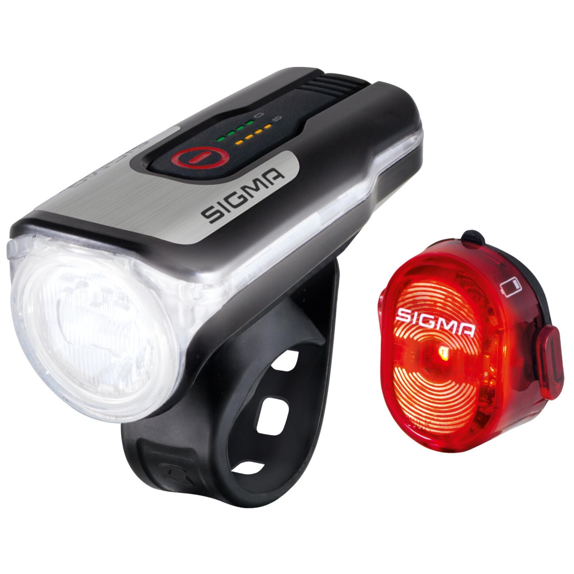 SIGMA Sigma Aura 80 USB Lighting Set with Nugget II Taillight