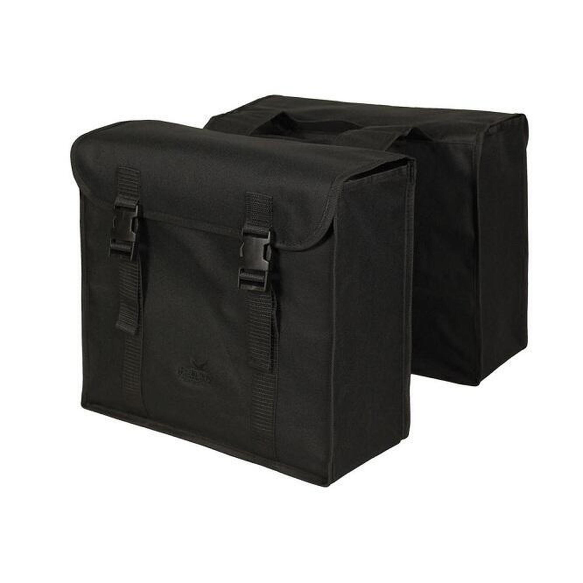 Podwójna Torba Rowerowa 34 Litry 37 X 33 X 14Cm (2X) - Czarny / Czarny