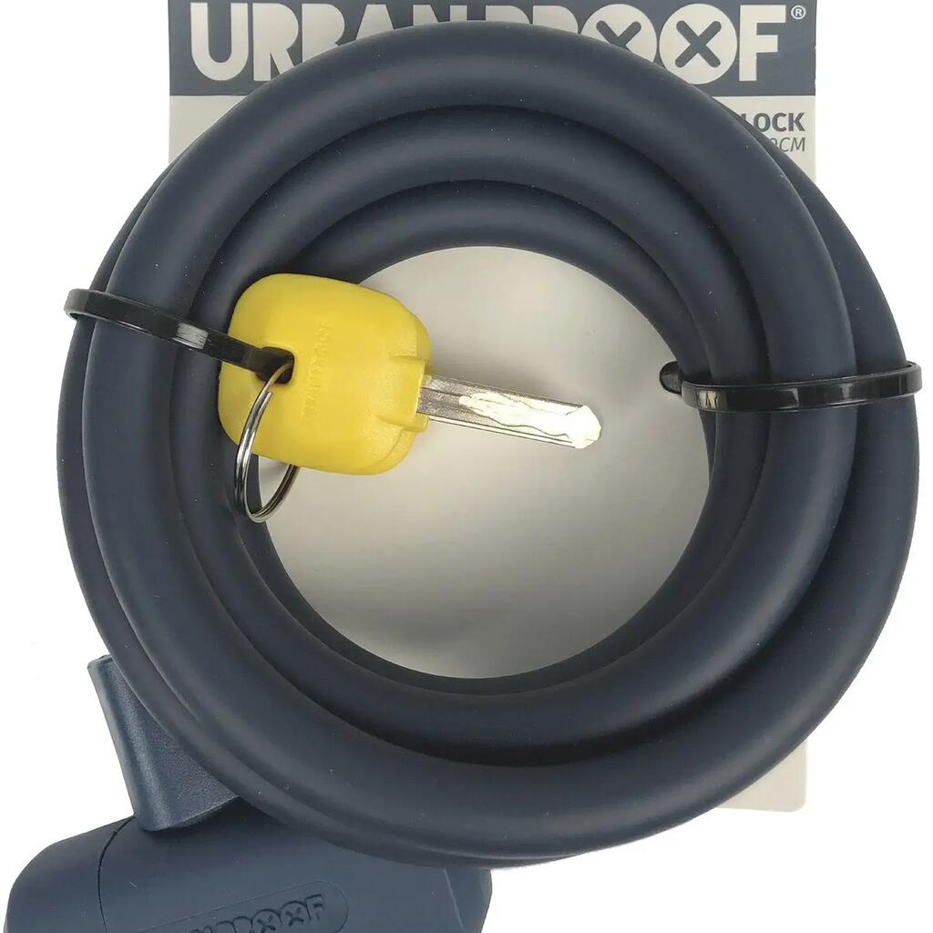 Urbanproof Spiral Lock 12mm x 150cm in Matte Blue