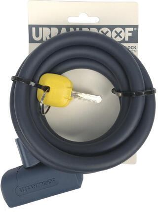 Serrure en spirale Urbanproof 12mm x 150cm couleur bleue mate