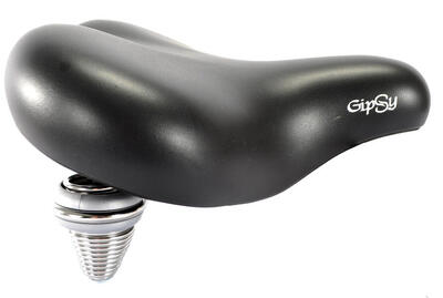 Selle royal gipsy drifter fietszadel - zwart - unisex