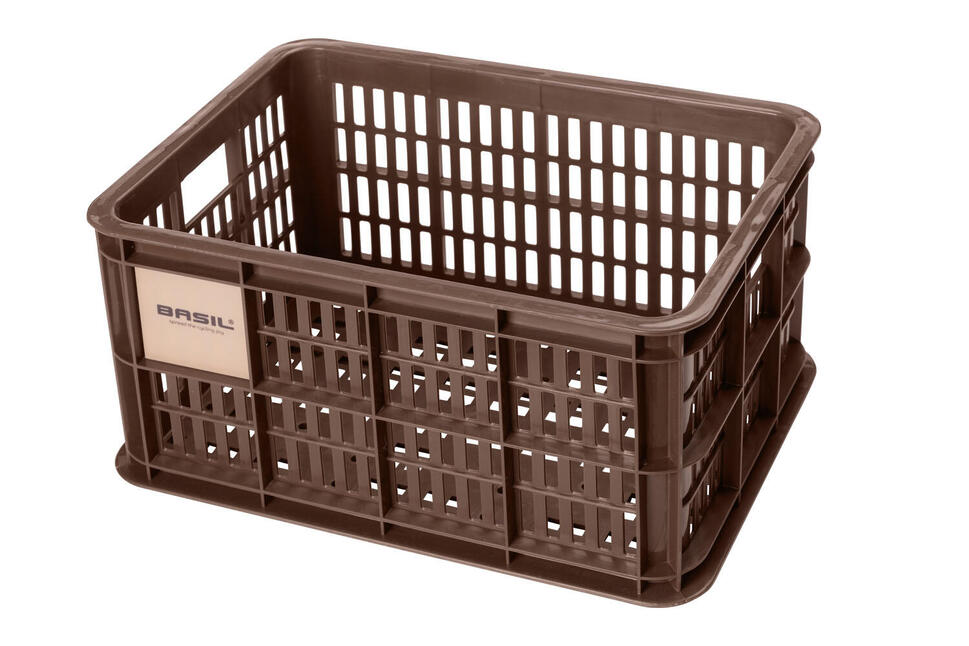Skrzynia Rowerowa Z Recyklingu Crate S 17,5 Litra 29 X 39 X 20 Cm - Brązowa