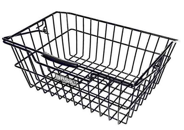 Fietsmand Cairo Luxe 41 x 32 x 17 cm met dragerbevestiging - zwart 2/3