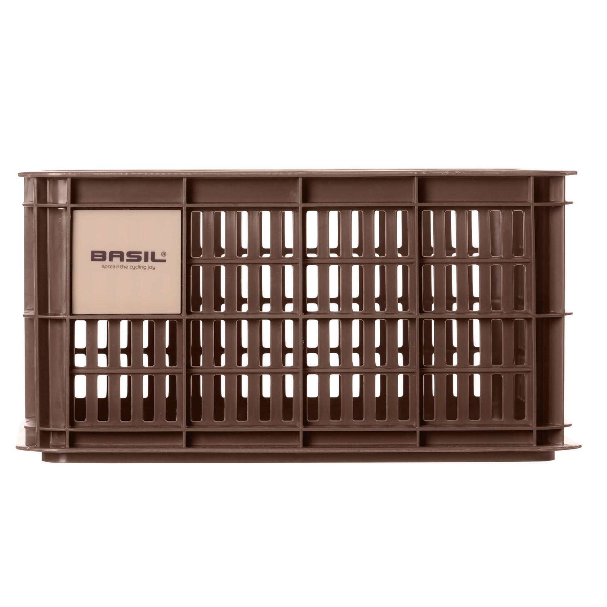 Skrzynia Rowerowa Z Recyklingu Crate S 17,5 Litra 29 X 39 X 20 Cm - Brązowa