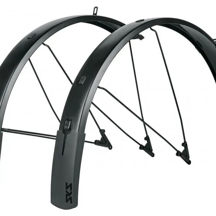 SKS Fender Set Bluemels Style 28 75mm Black