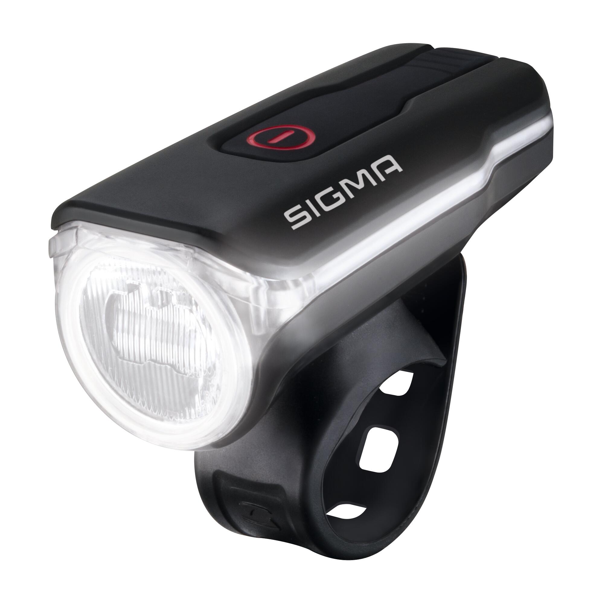 SIGMA FAHRRADBELEUCHTUNG VORNE AURA 60 USB - 60 LUX - STRASSENZUGELASSEN