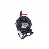 SIMSON Simson Kabelslot Pro 12mm x 180cm Mat Zwart