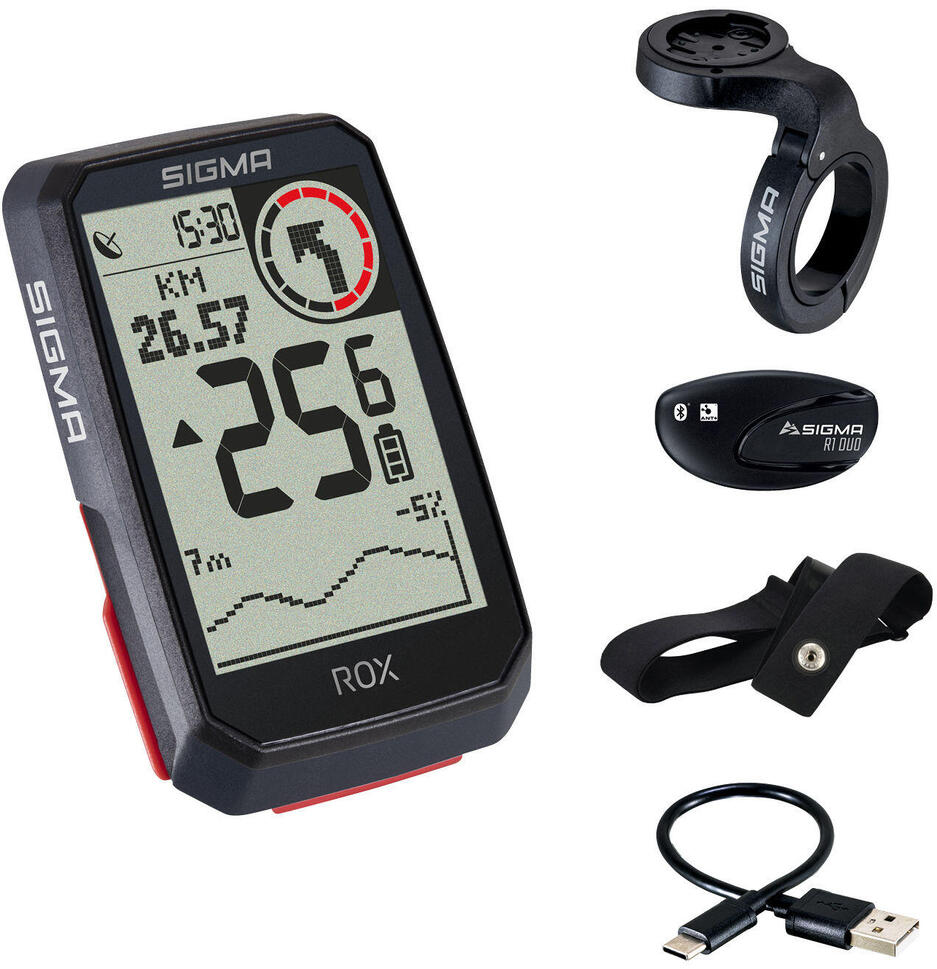 Gps Komputer Rowerowy Rox 4.0 Zestaw Gps Hr Z Uchwytem Na Kierownicę Butler