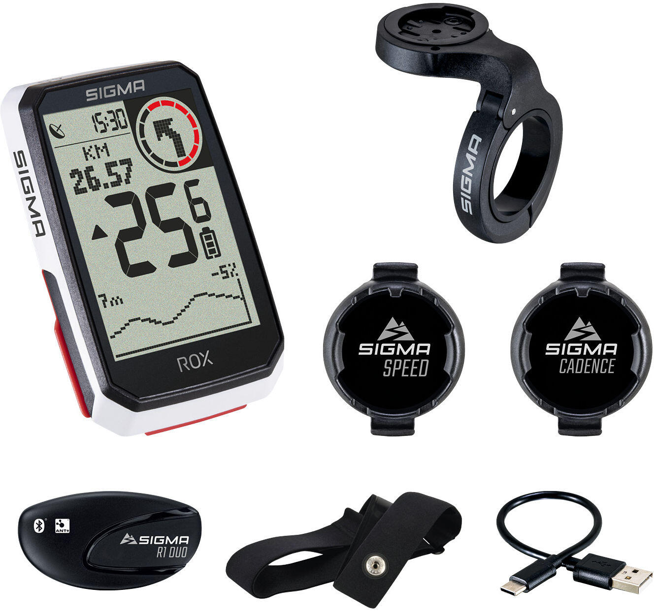 GPS Fietscomputer Rox 4.0 GPS HR + cadans set 2/7