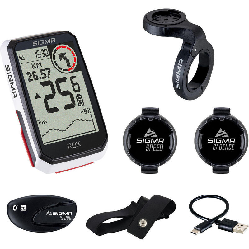 Licznik Rowerowy Gps Rox 4.0 Gps Hr + Zestaw Kadencji