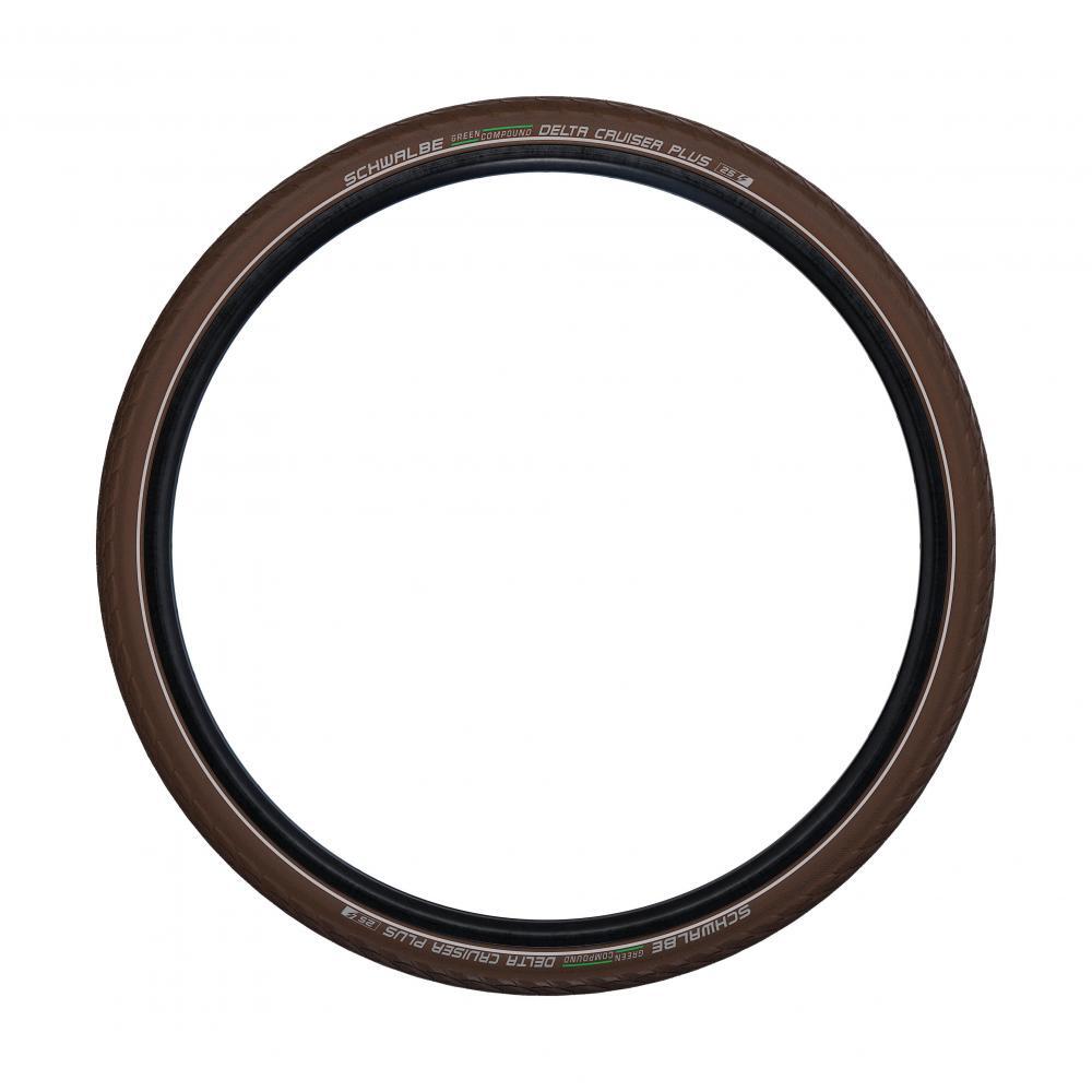 Schwalbe Delta Cruiser Plus 28x1 5/8x1 3/8 (37-622) marrone riflettente. 2/4
