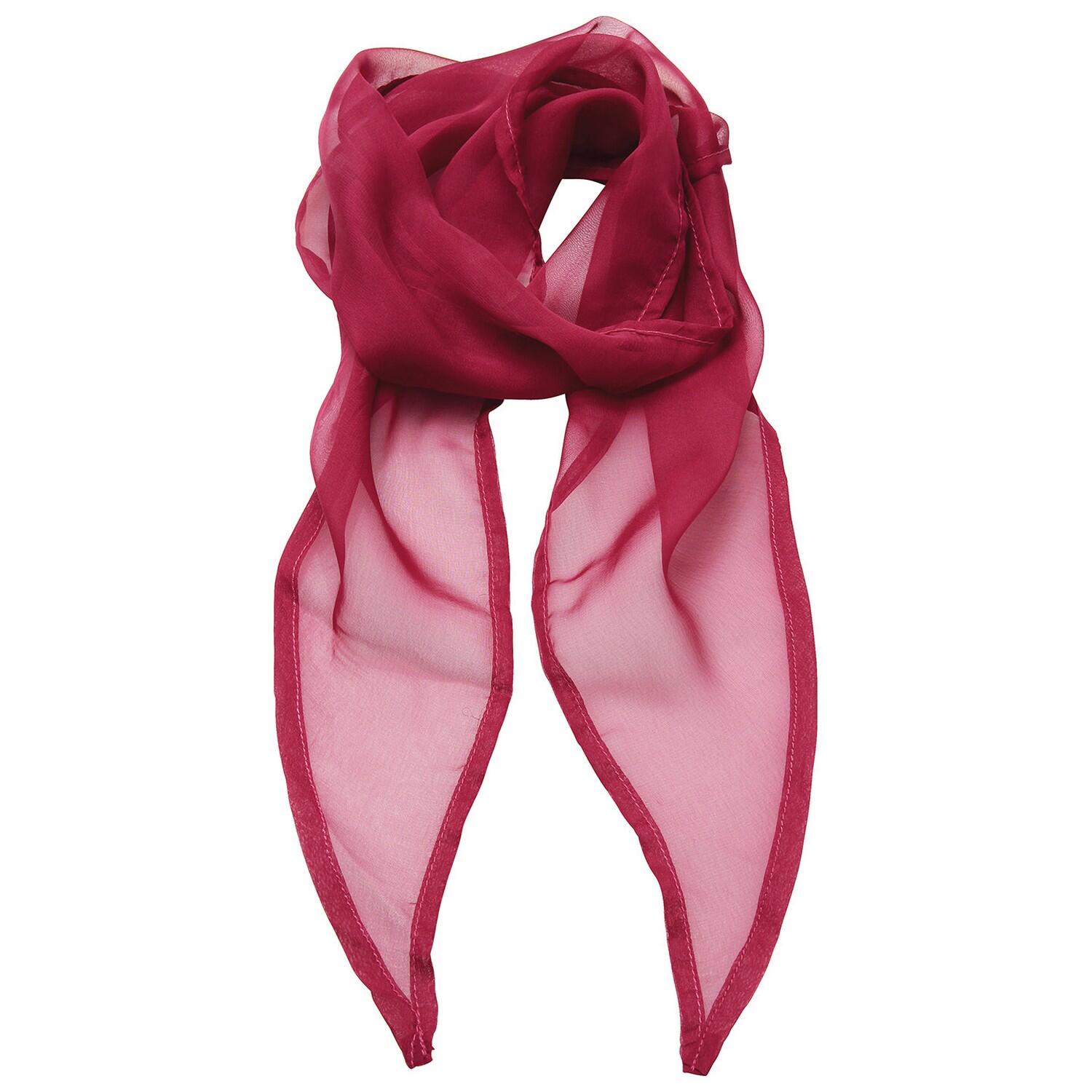Premier Unisex Adult Colours Chiffon Scarf