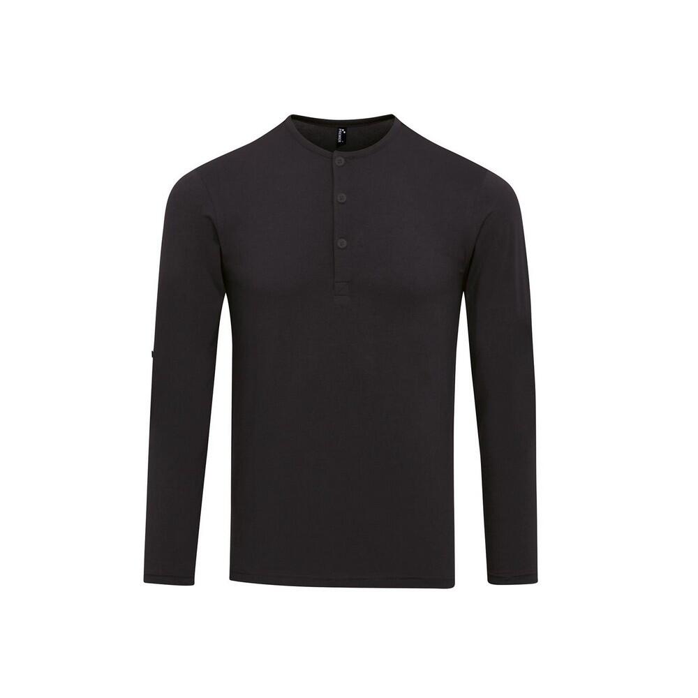 Premier Mens Long John Roll Sleeve T-Shirt