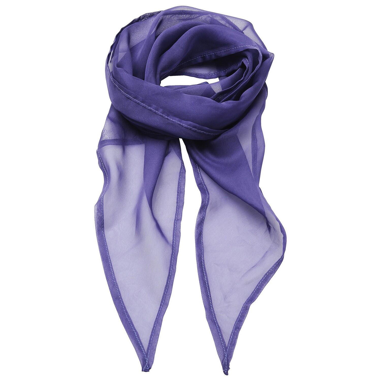 Premier Unisex Adult Colours Chiffon Scarf