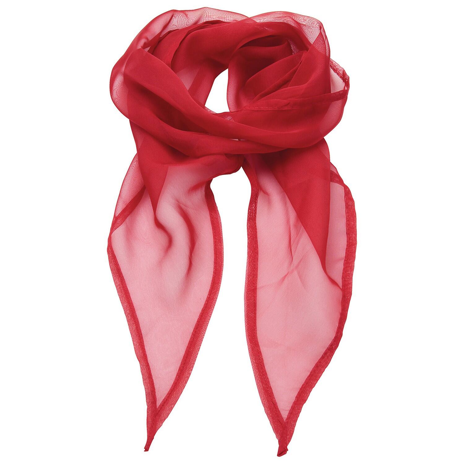 Premier Unisex Adult Colours Chiffon Scarf