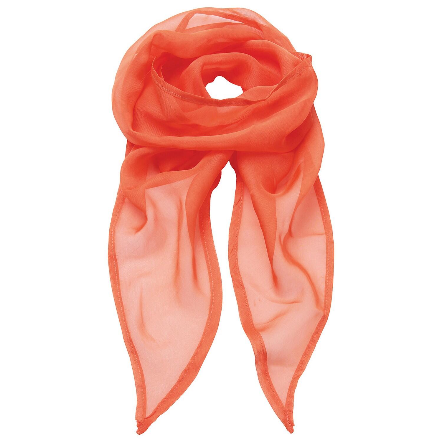 Premier Unisex Adult Colours Chiffon Scarf