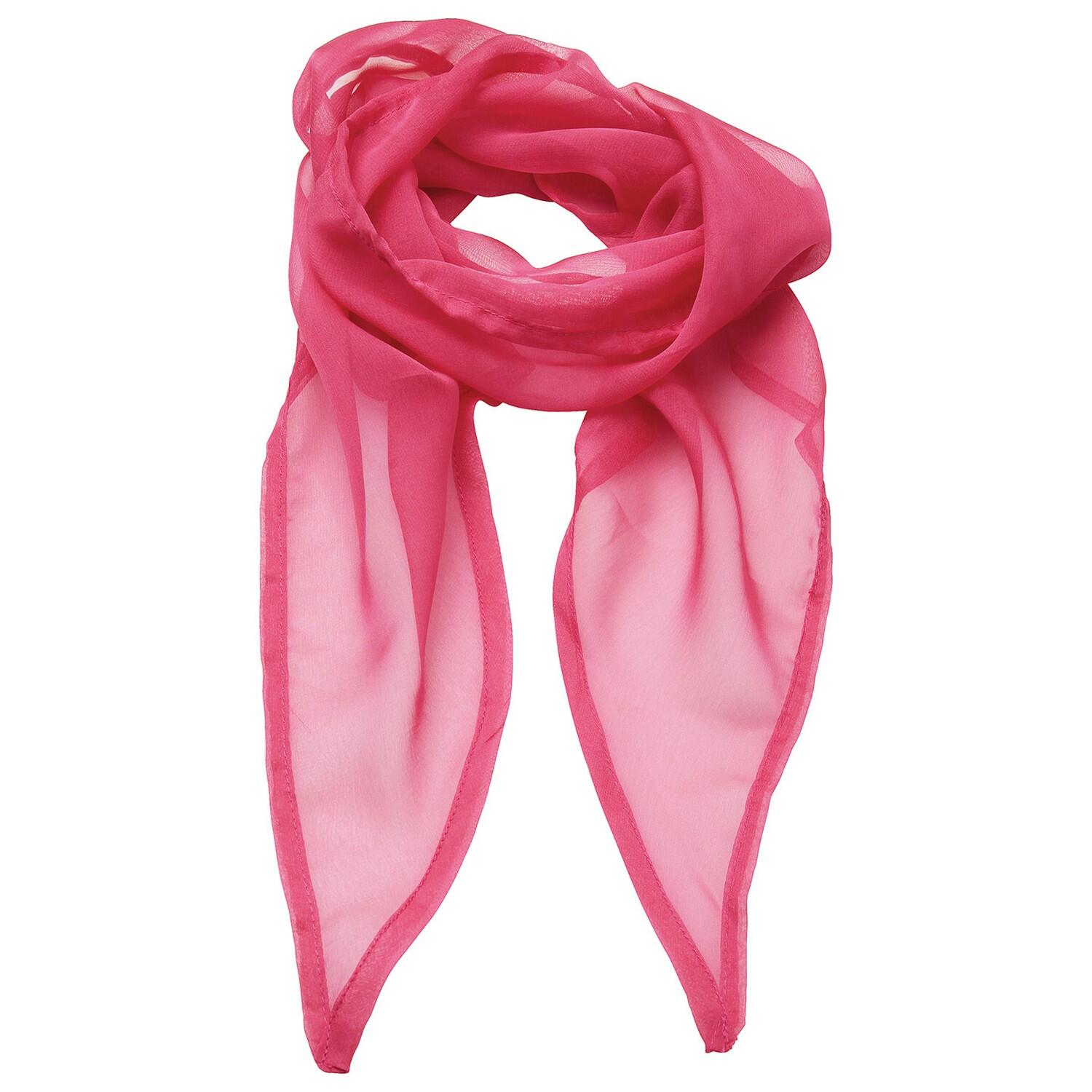 Premier Unisex Adult Colours Chiffon Scarf