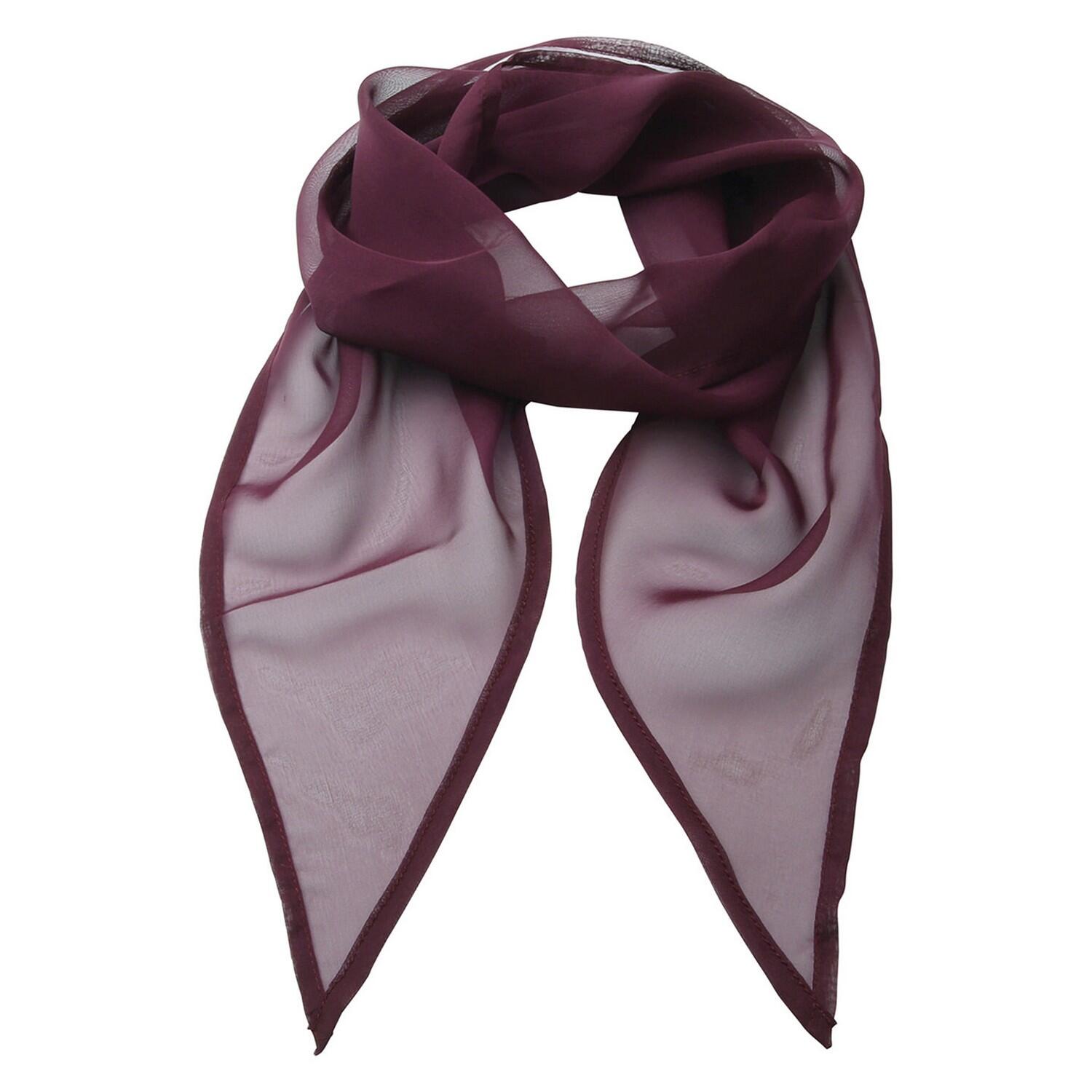 Premier Unisex Adult Colours Chiffon Scarf