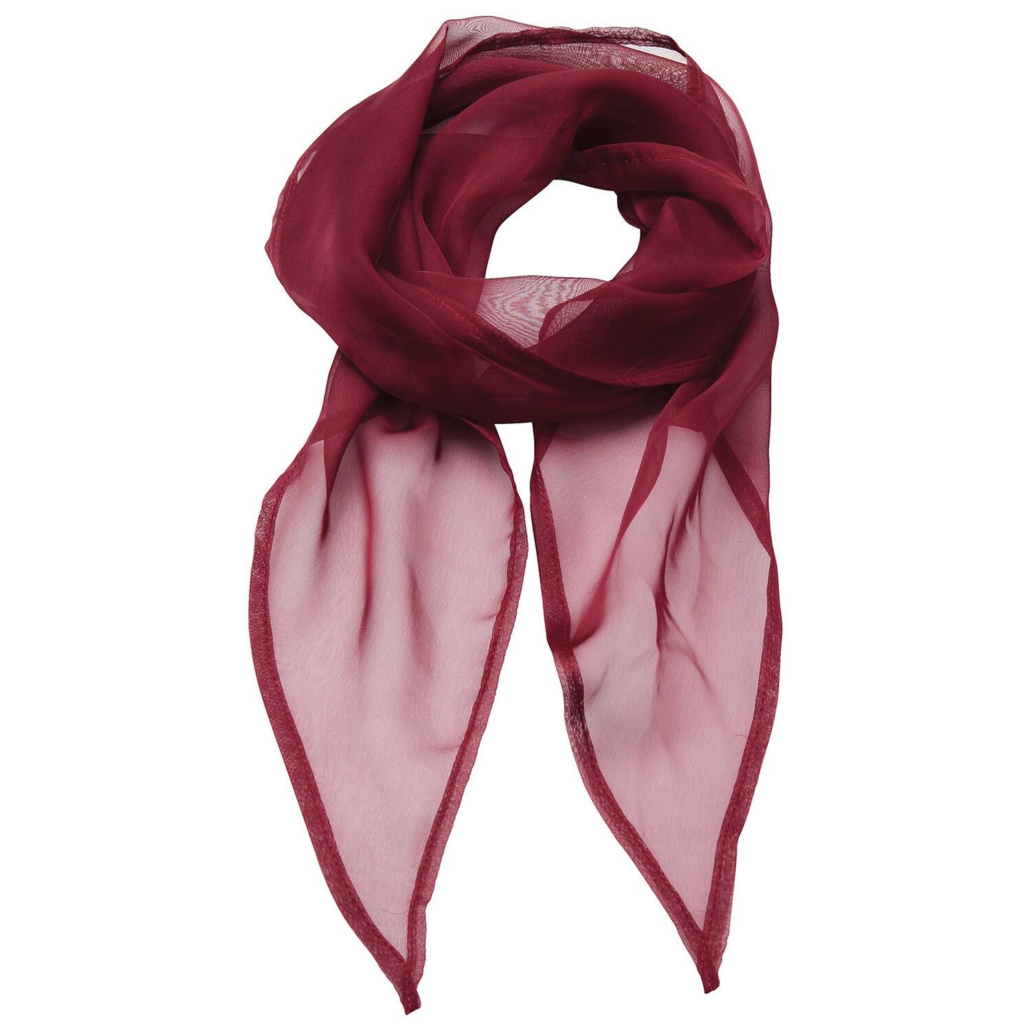 Premier Unisex Adult Colours Chiffon Scarf