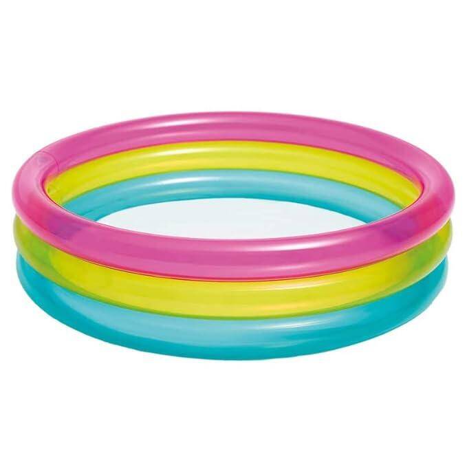 AmazOpen Inflatable Rainbow Baby Pool -  1