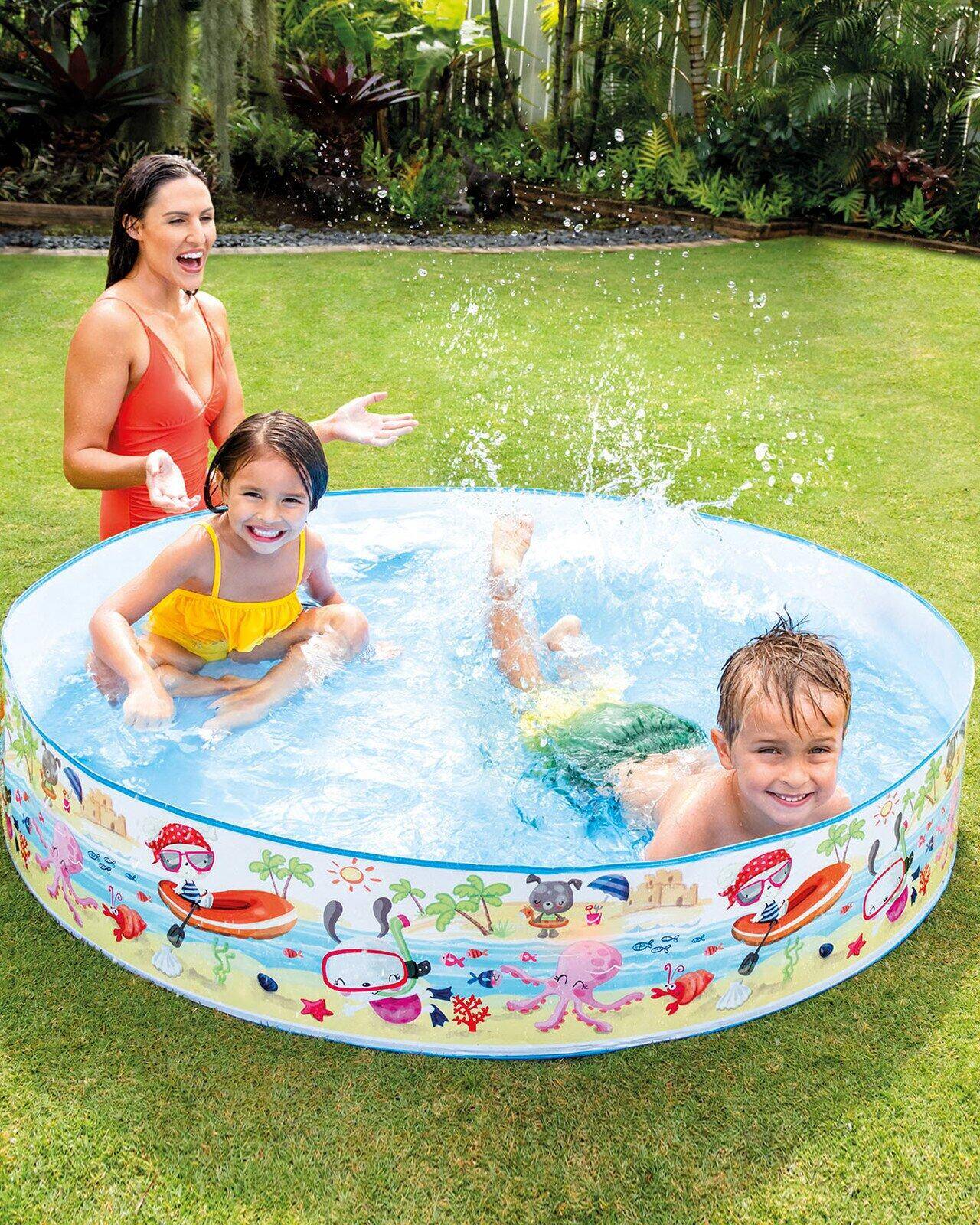 Snapset Fun at the Beach Kiddie Pool - 5' x 10" -  1