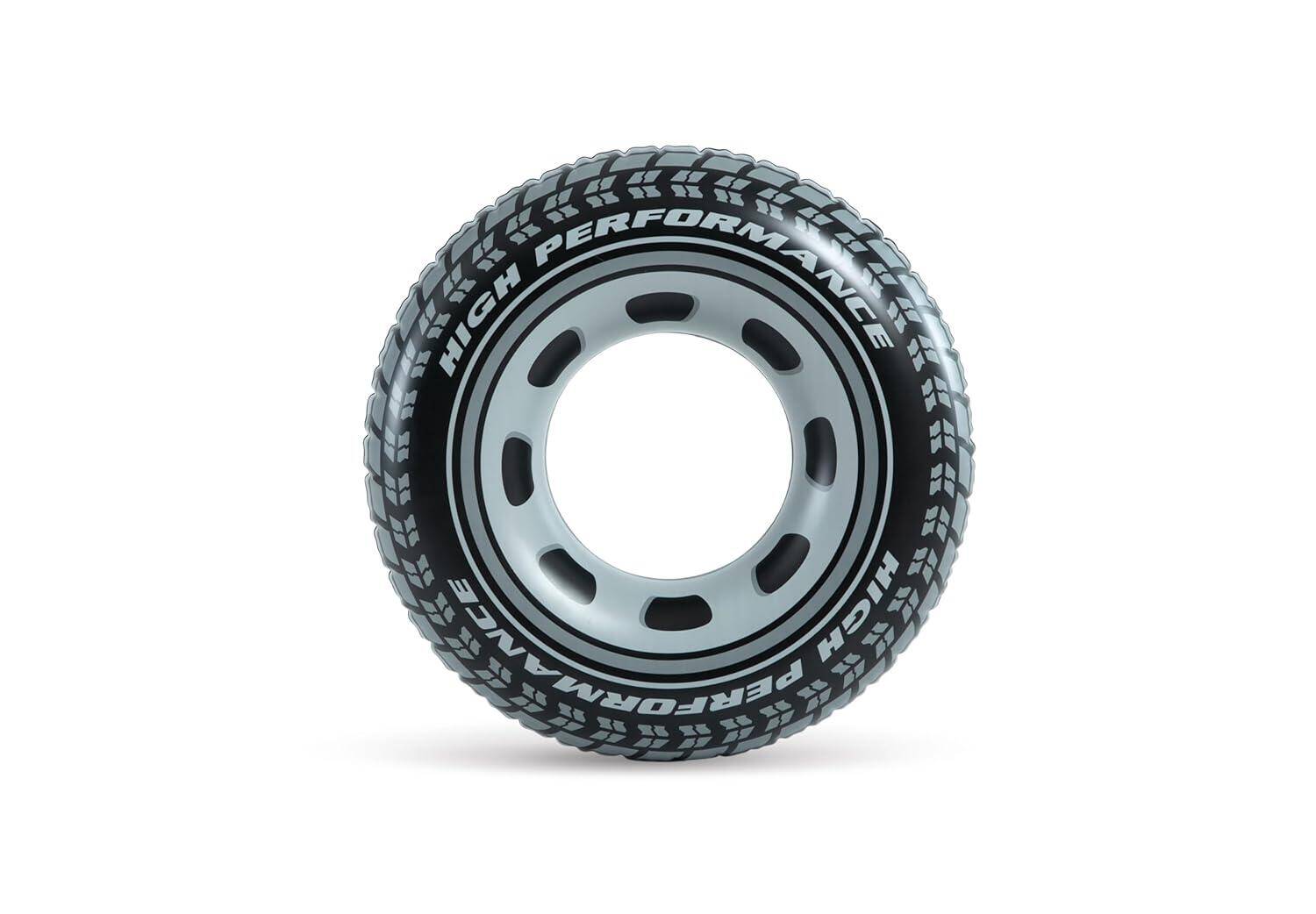 Intex Giant Tire Inflatable Floating Swimming Tube Raft -  2