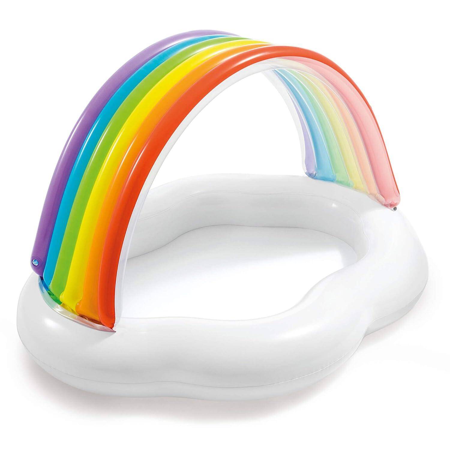 Intex Rainbow Cloud Inflatable Kiddie Wading Baby Pool -  1