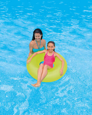 Neon Frost Inflatable Pool Swim Tubes - Assortment