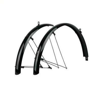 Sks fender set 28 bluemels basic 55mm zwart - duurzame bescherming