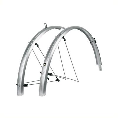 Sks bleumels basic 45mm spatbord set in zilver
