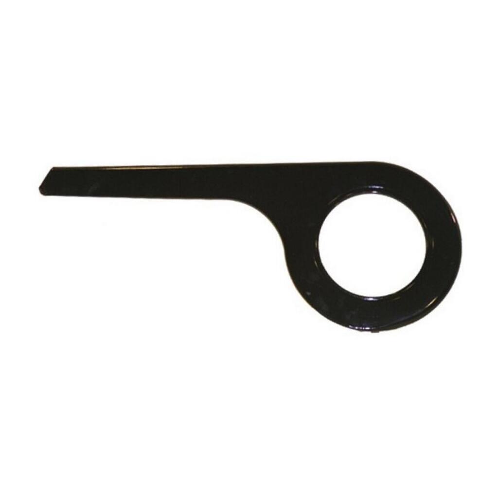 Chain guard with bracket for 38–48T crankset, 520 mm x 230 mm.