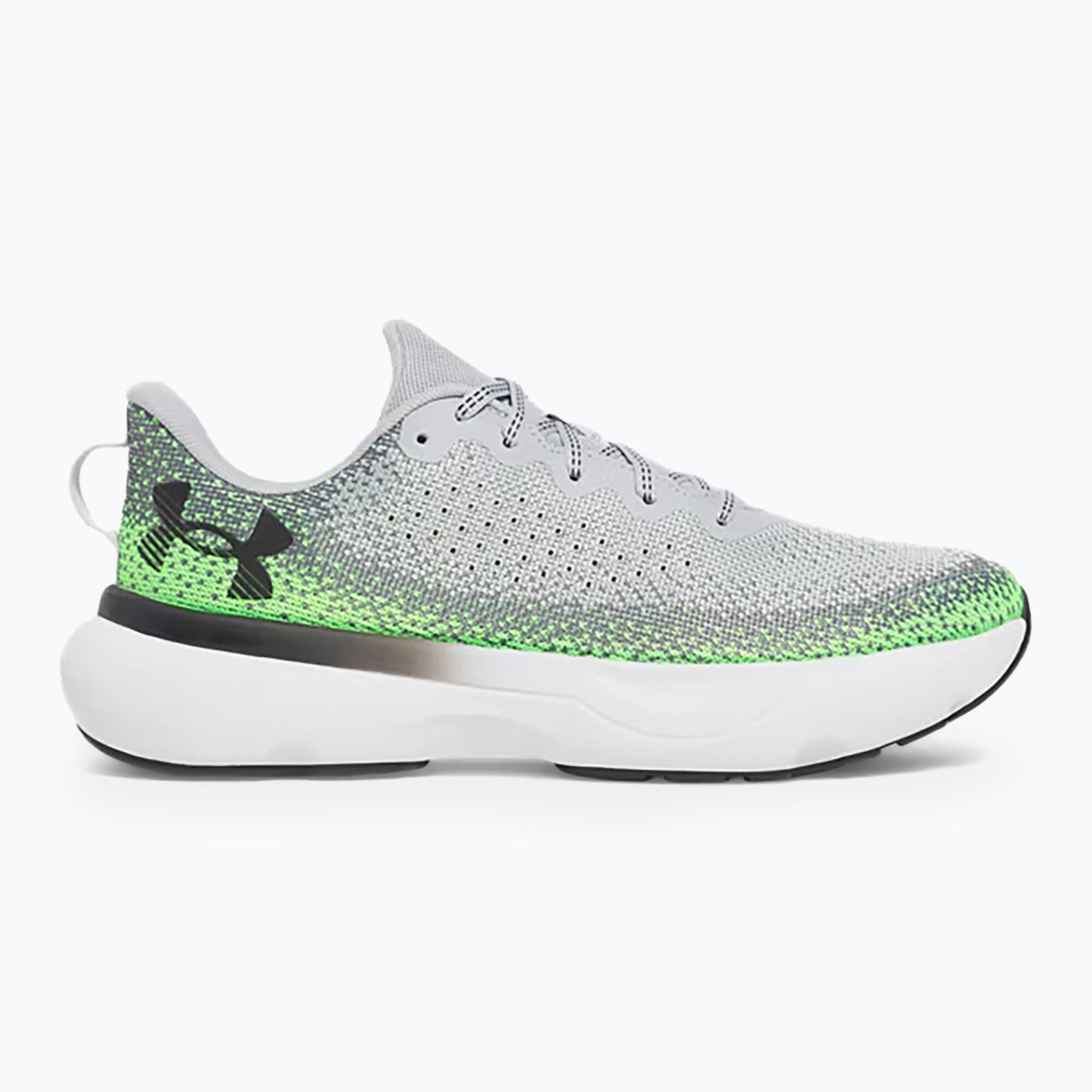 Under Armour - Chaussures De Course Pour Hommes Under Armour Infinite - Baskets - Gris|vert - Decathlon