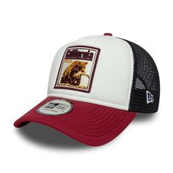 Bonnet New Era Modèle Graphic Patch Trucker Couleur Blanc