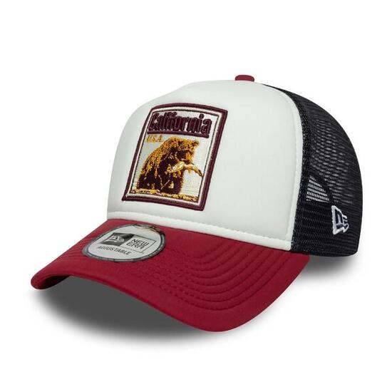 Cappello New Era Modello Graphic Patch Trucker Colore Bianco