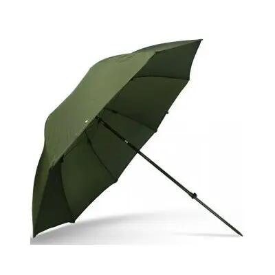 Umbrela/shelter cu paravan NGT Green Fishing Brolly, 220cm, sfori si cuie fixare 5/7