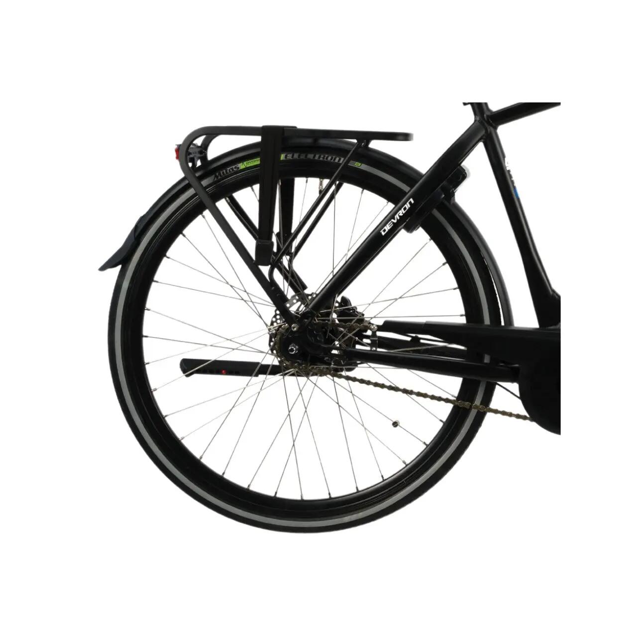 Vélo électrique Devron 28427 - 28 pouces, taille L, noir - Freins à disque 4/5