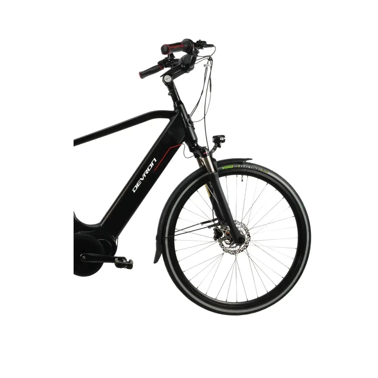 Vélo électrique Devron 28427 - 28 pouces, taille M, noir mat 2/5