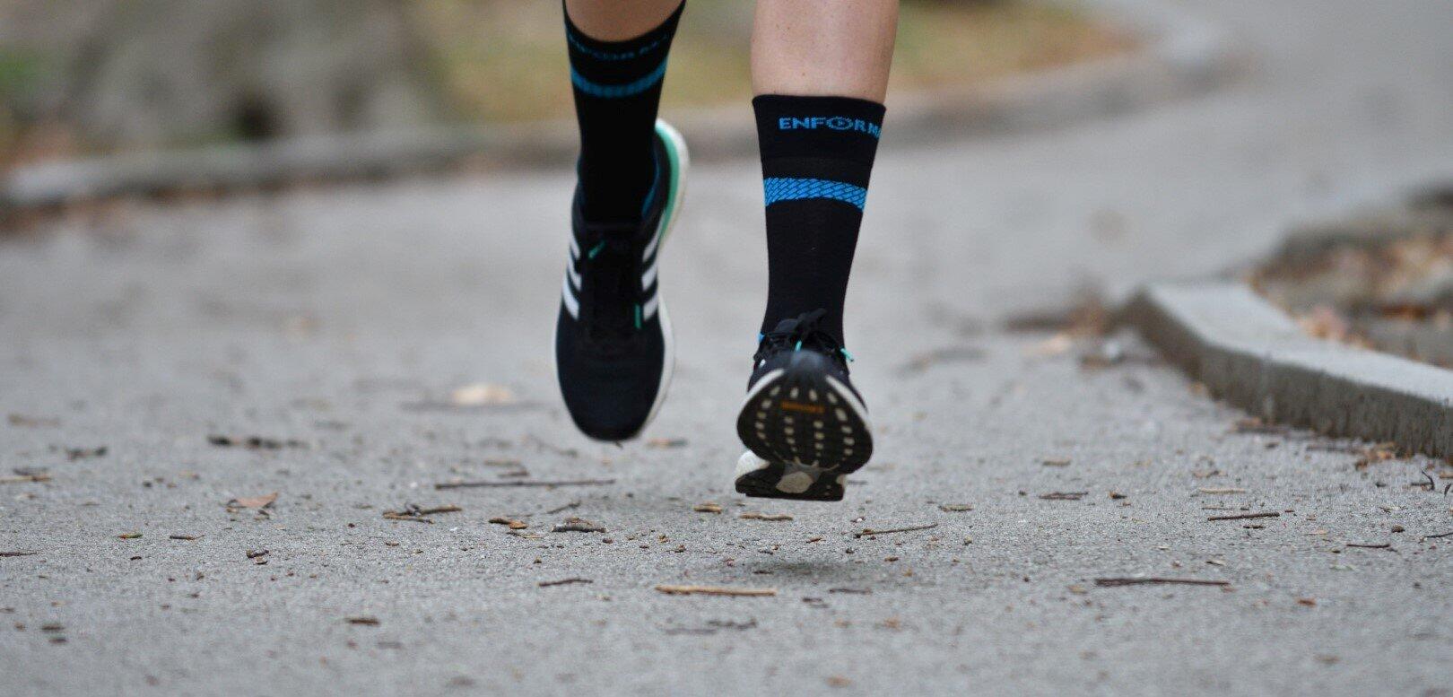 SUPPORT D'ACHILLE - COMPRESSION MOYENNE - NOIR 5/7