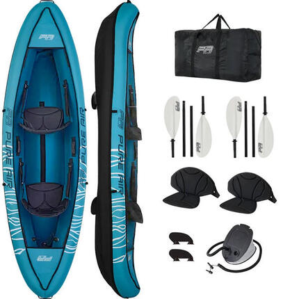 KAJAK GONFLABLE AQUA MARINA PURE AIR SPARKLE 2 PERSONNES