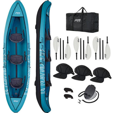 Kayak gonflable aqua marina pure air sparkle 3 places 390