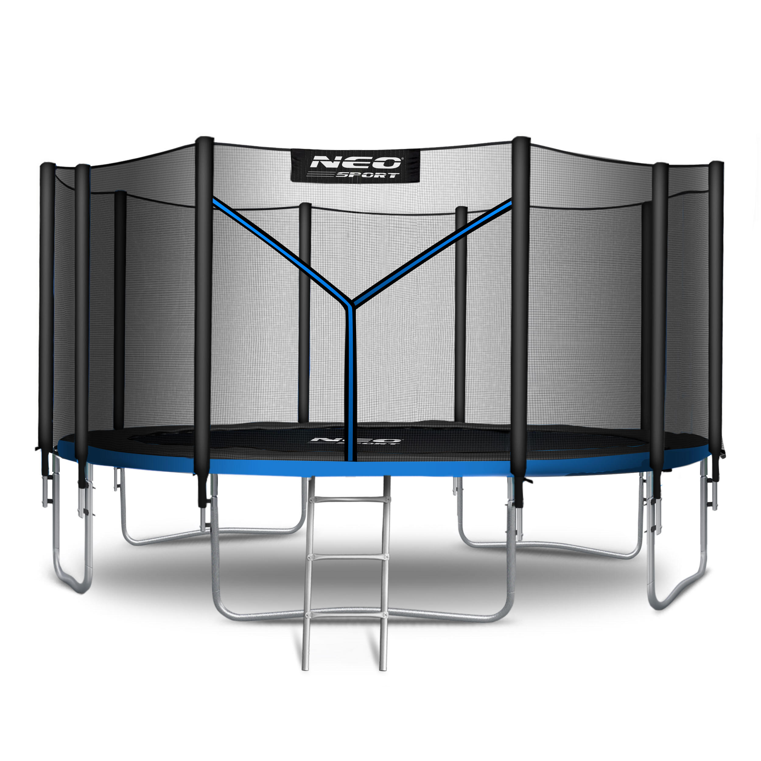 Trampolina ogrodowa z siatką zewnętrzną Neo-Sport 465cm 15ft 2/7