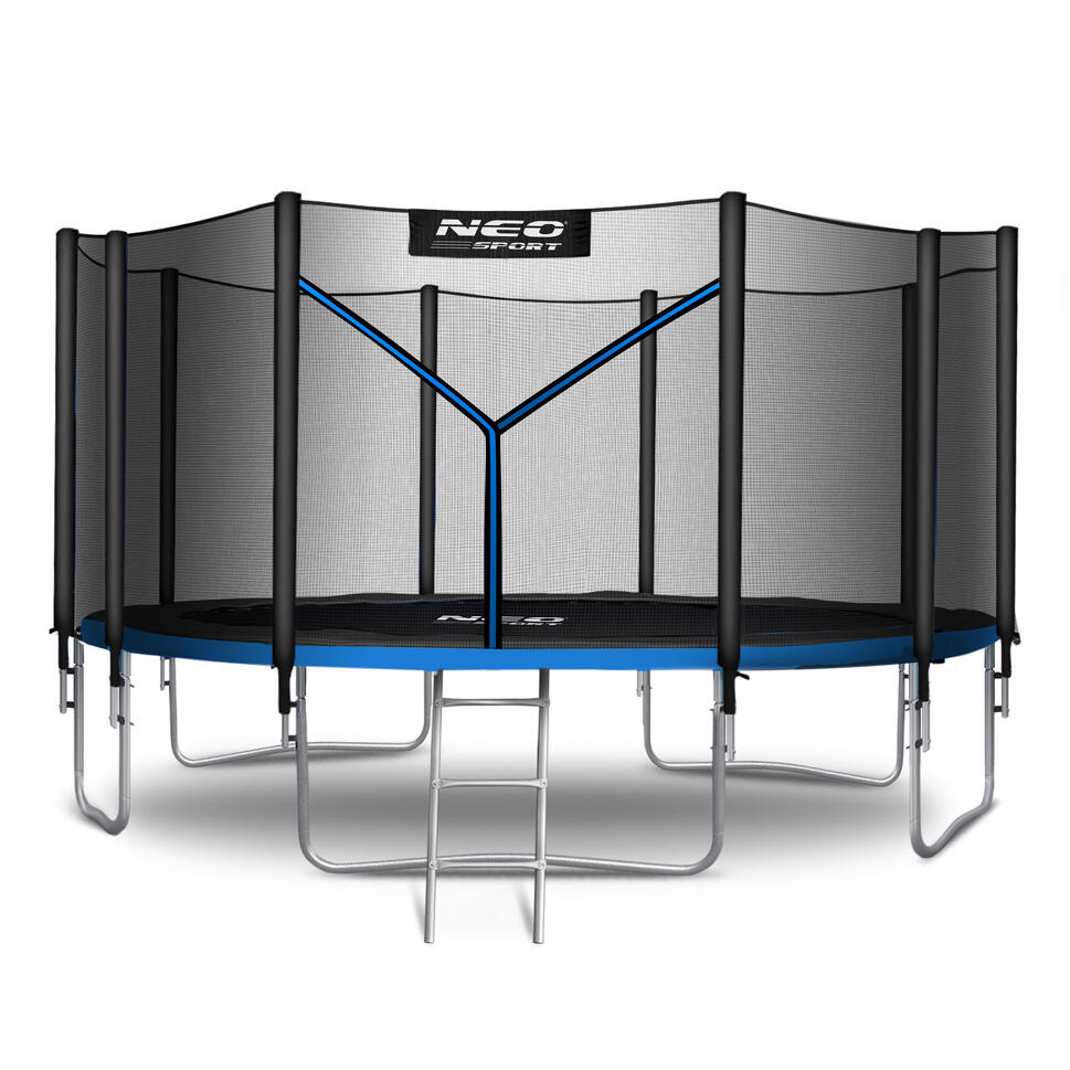 Trampolina ogrodowa z siatką zewnętrzną Neo-Sport 465cm 15ft