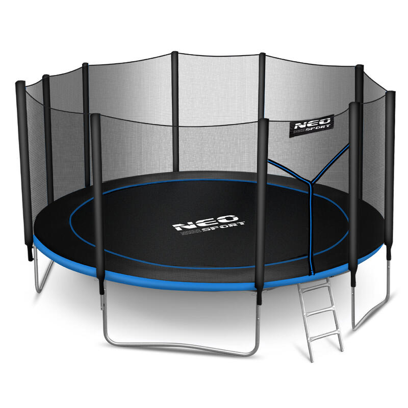 Trampolina ogrodowa z siatką zewnętrzną Neo-Sport 465cm 15ft
