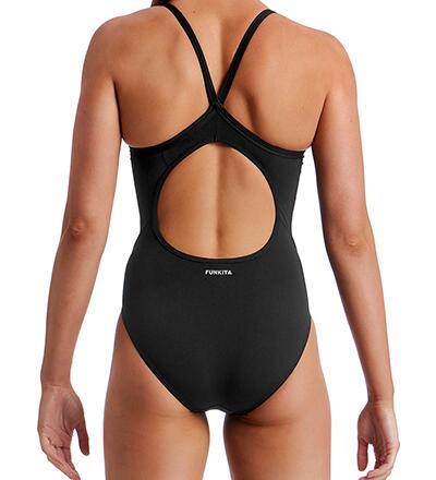 Funkita STILL BLACK - damski kostium do pływania