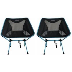 PACK MIDLAND 2 Chaises Moonlight Pliante Ultra Légère Et Compacte Camping