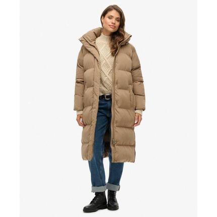 Damska długa kurtka z kapturem Superdry